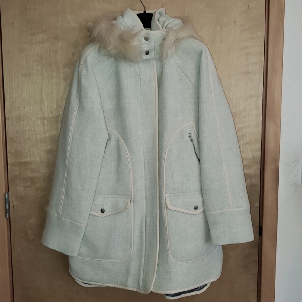 J Crew Summit Parka- Pistachio- nwt